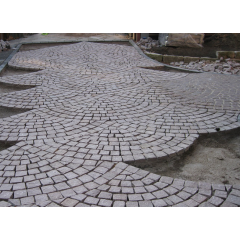 Granite stone garden pedestrian street pedestrian